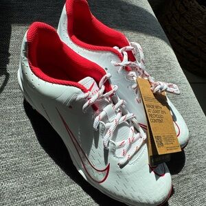 Nike Red and White cleats